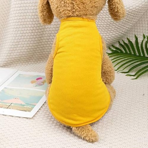 XS-XXL Sommer Katze Hund Kleidung Katzen Weste Blank Bottoming Welpen Shirt Weiche Kleidung für kleine mittelgroße Hunde Chihuahua Frühling Welpen Kostüm von SOZY