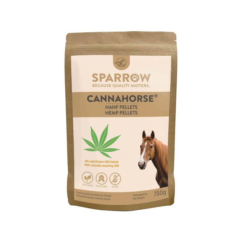 SPARROW CannaHorse Hanf Pellets mit CBD - 1,1 kg von SPARROW