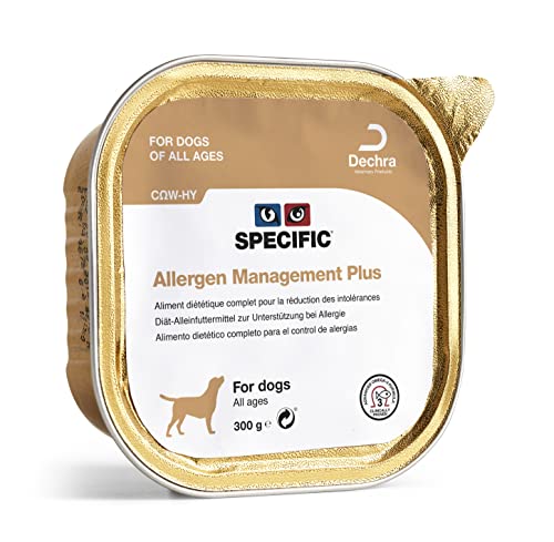 SPECIFIC® Allergen Management Plus (CΩW-HY) 6x300g - Hypoallergenes Hundefutter mit hydrolisiertem Lachs - Nassfutter für Hunde - Omega-3 -Glutenfrei - Alle Altersklassen - DECHRA Veterinary Products von SPECIFIC