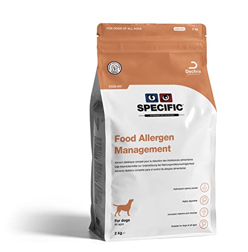 SPECIFIC® Food Allergen Management (CDD-HY) 2kg - Hypoallergenes Hundefutter mit hydrolisiertem Lachs - Trockenfutter für Hunde - Glutenfrei - Alle Altersklassen - DECHRA Veterinary Products von SPECIFIC