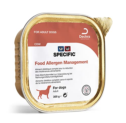 SPECIFIC® Food Allergen Management (CDW) 6x300g - Hypoallergenes Hundefutter mit Lamm und Reis - Nassfutter für Hunde - Glutenfrei - Erwachsene Hunde - DECHRA Veterinary Products von SPECIFIC