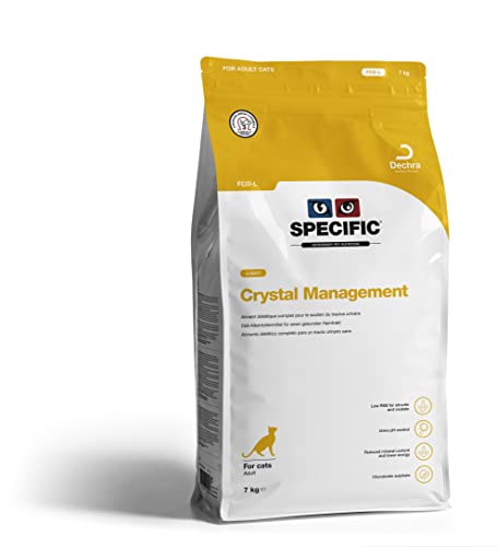 SPECIFIC® Crystal Management Light (FCD-L) 7kg - Trockenfutter für übergewichtige Katzen - Reduzierter Salzgehalt - Zur Reduzierung von Struvitsteinen - Erwachsene Tiere - DECHRA Veterinary Products von SPECIFIC