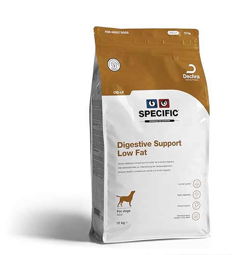 SPECIFIC® Digestive Support (CID-LF) 12 kg - Fettarmes Trockenfutter für Hunde - Unterstützt die Darmgesundheit - Mit Omega-3 - Hypoallergen - Für ausgewachsene Hunde - DECHRA Veterinary Products von SPECIFIC