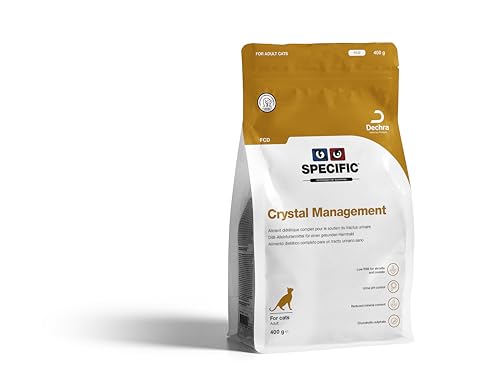 SPECIFIC® Crystal Management (FCD) 400 g - Trockenfutter für Katzen - Trägt zur Auflösung von Struvitsteinen bei & beugt Neubildung vor - Reduzierter Mineralstoffgehalt - DECHRA Veterinary Products von SPECIFIC