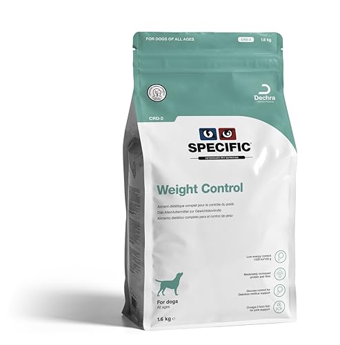 SPECIFIC® Weight Control (CRD-2) 1,6 kg - Trockenfutter für Hunde - Unterstützt die Gewichtskontrolle - Fettarm, ballaststoff- und proteinreich - L-Carnitin - DECHRA Veterinary Products von SPECIFIC