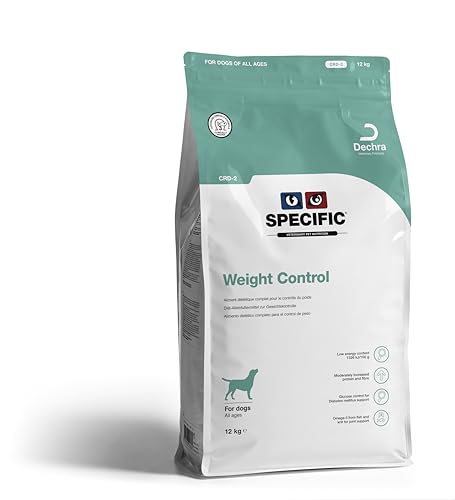 SPECIFIC® Weight Control (CRD-2) 12 kg - Trockenfutter für Hunde - Unterstützt die Gewichtskontrolle - Fettarm, ballaststoff- und proteinreich - L-Carnitin - DECHRA Veterinary Products von SPECIFIC