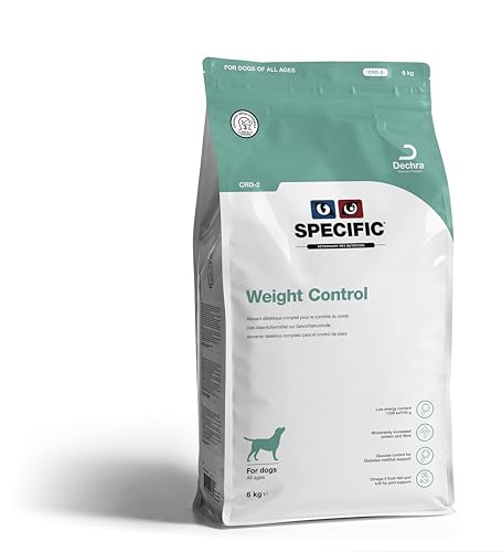 SPECIFIC® Weight Control (CRD-2) 6 kg - Trockenfutter für Hunde - Unterstützt die Gewichtskontrolle - Fettarm, ballaststoff- und proteinreich - L-Carnitin - DECHRA Veterinary Products von SPECIFIC