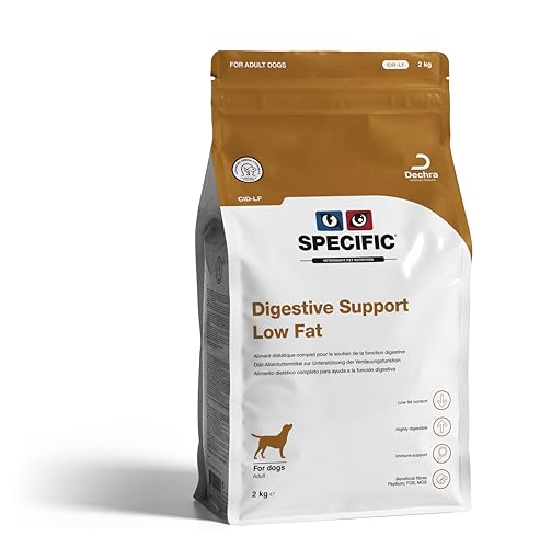 SPECIFIC® Digestive Support (CID-LF) 2 kg - Fettarmes Trockenfutter für Hunde - Unterstützt die Darmgesundheit - Mit Omega-3 - Hypoallergen - Für ausgewachsene Hunde - DECHRA Veterinary Products von SPECIFIC