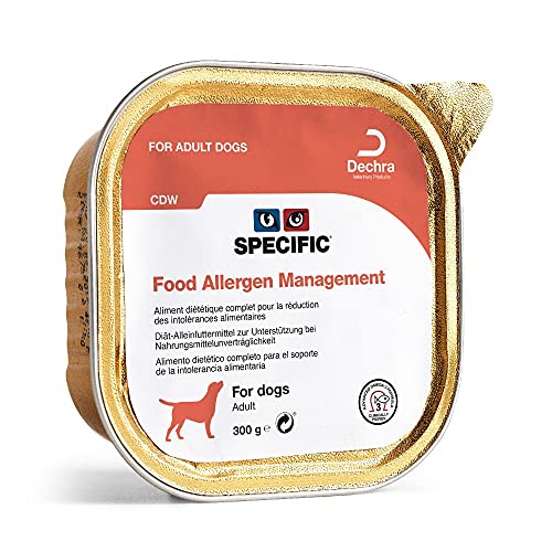 SPECIFIC Food Allergen Management | 6 x 300 g | Feuchtfuttermittel für erwachsene Hunde mit Nahrungsmittelallergien | Lammfleisch und Reis | Ideal für Ausschlusstests von SPECIFIC