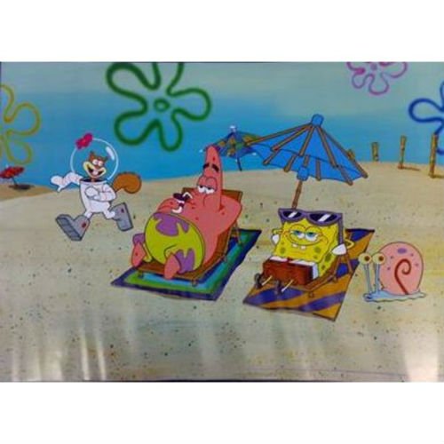 Spongebob Hintergrund 60 40 cm Aquarium Decor von SPONGEBOB SQUAREPANTS