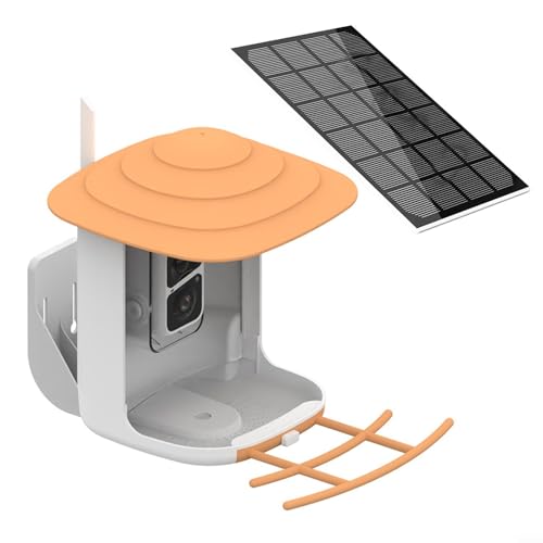 SPORTARC Vogelfutterstation mit Kamera, cleverer Vogelfutterspender mit echter Standby-Funktion, Infrarotlampen für Nachtsicht, HD 1080P Pixel von SPORTARC