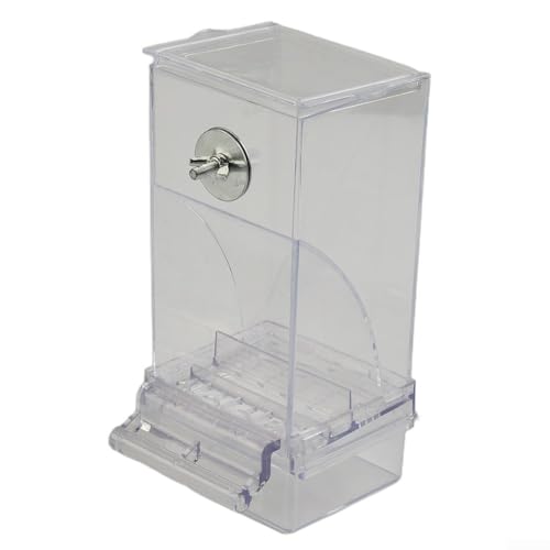 Saubere Vogelfutterbox, Spritzschutz, Kunststoff, verstellbare Schallwand, einfache Reinigung (transparent) von SPORTARC