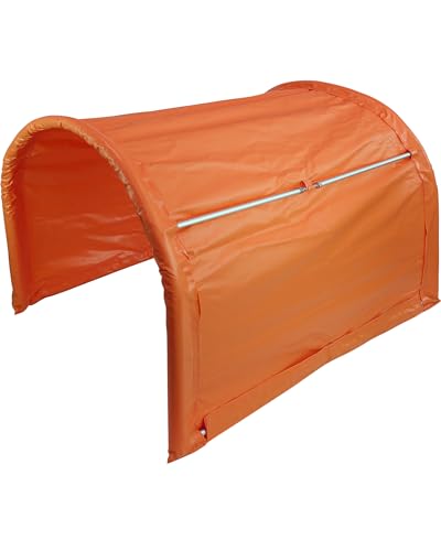 SPORTIKEL24 Hoopers-Tunnel ohne Boden (Halbkreis), gepolstert – 1 m lang, ø 80 cm – Tunnel mit offenem Boden – für Hoopers-Sport (Tunnel orange) von SPORTIKEL24