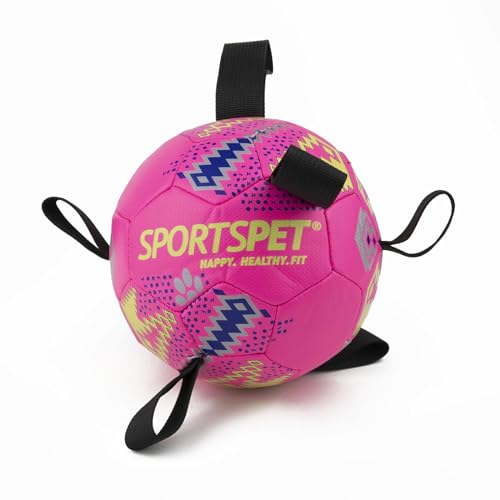 SPORTSPET Tab Fußball Größe 2 Neon Pink Online von SPORTSPET