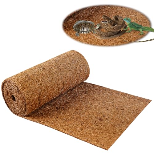 SPORWAY Kokosmatte aus 100% Kokosfasern: 40x200 cm Coco Liner Mulch für Pflanzen, Kokos Teppich für Tiere, Kokos Liner Rolle für Pflanzer, Fenster Kasten, Blumenkorb, Garten, Tierische Haustiermatte von SPORWAY