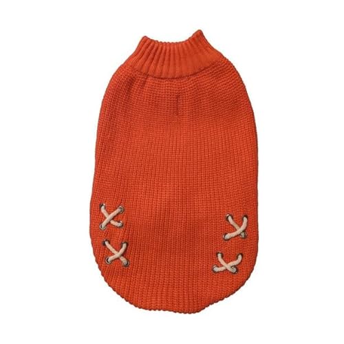 Criss Cross Hunde-Pullover, Größe XS, Korallenrot von SPOT