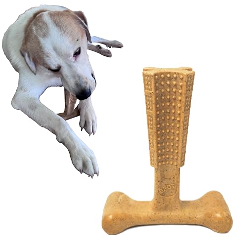 SPOT by Ethical Products - Bambone Plus - Easy Grip Durable Dog Chew Toy for Aggressive Chewers - Great Dog Chew Toy for Puppies and Dogs Dog Toy - Huhn - Large von SPOT