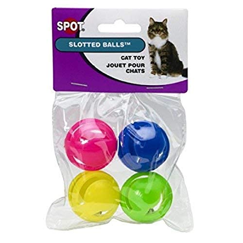 Slotted Balls 4 Pk Ethical Pet Schlitz Kugeln, 4 Stück von SPOT