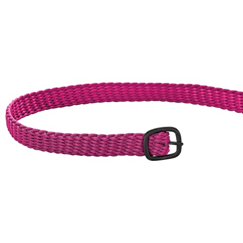 Sprenger Sporenriemen - 45 cm, Perlon pink, Schnalle anthrazit von Herm Sprenger