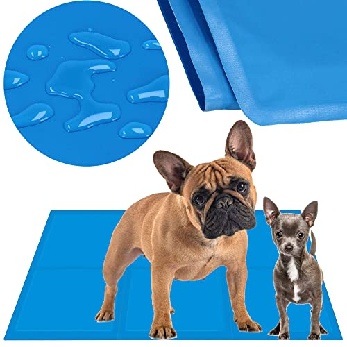 SPRINGOS Kühlmatte für Hunde Abkühlmatte 70 x 110 cm Gel-Kühlmatte für Hund und Katze Anti-Hitze-Matte Aufrechterhaltung des thermischen Gleichgewichts Sicher für Tiere Gel-Bett von SPRINGOS