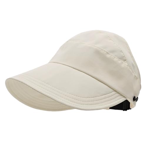 SPYMINNPOO Schnell Trocknende Baseballkappe, Sonnenbeständig, Rückenfrei, Pferdeschwanz-Mütze, Atmungsaktives,Breite Anwendung für Frühling und Sommer (Beige) von SPYMINNPOO