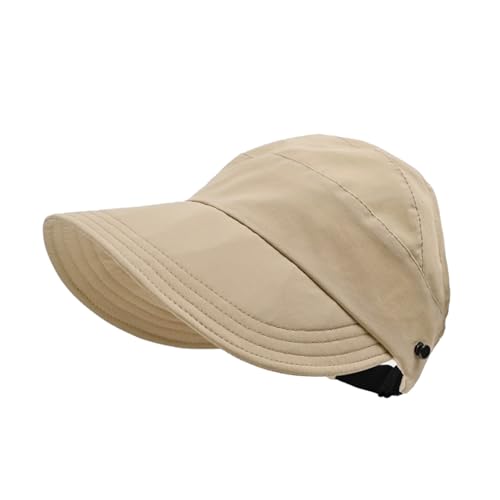 SPYMINNPOO Schnell Trocknende Baseballkappe, Sonnenbeständig, Rückenfrei, Pferdeschwanz-Mütze, Atmungsaktives,Breite Anwendung für Frühling und Sommer (Khaki) von SPYMINNPOO