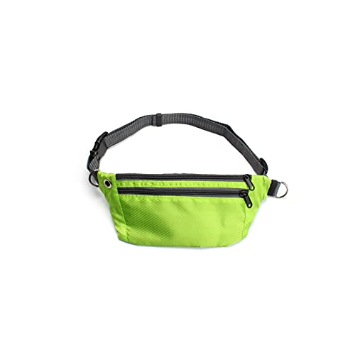 SRKATI Hundeleine Jogging Training Wandern Retractable Bungee Dog Waist Leash für große Hunde Zubehör Schleppleine für Hunde(Single Green Bag) von SRKATI