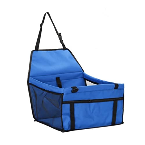 SRKATI Hundetoilette Haustiermatte Auto-Geschirr-Sitz-Haustier-Hunde-Abdeckungs-Auflage-Tragen-Haus-Katzen-Welpen-Taschen-Auto-Reise-Faltbare Hängematten-Hundetasche(Blue) von SRKATI