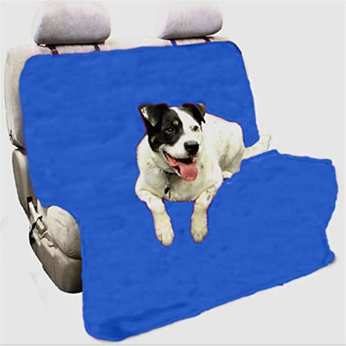 SRKATI Hundetoilette Haustiermatte Auto Haustier Sitzbezug Rückenlehne Sitzbank Oxford Autositzbezug Kissen für Hunde(Blue) von SRKATI