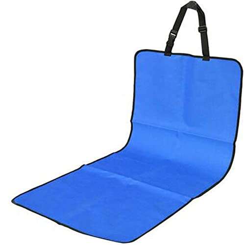 SRKATI Hundetoilette Haustiermatte Auto-Rücksitz-Haustier-Abdeckungs-Schutz-Matte hintere Sicherheitsreise für Katze-Hund(Blue) von SRKATI