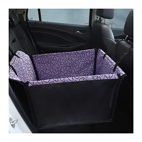 SRKATI Hundetoilette Haustiermatte Autositzbezüge für Hunde Autositz Zwinger Protektoren Faltbare Hundetaschenkörbe(Purple) von SRKATI