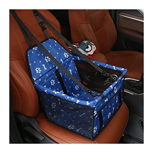 SRKATI Hundetoilette Haustiermatte Autositzbezug für Hunde, Faltbare Hängematte, Haustier-Reisetasche, Transport von Katzen und Hunden(Style1 Blue) von SRKATI