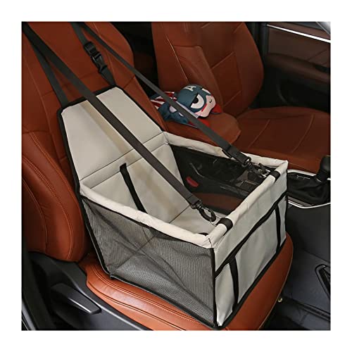 SRKATI Hundetoilette Haustiermatte Autositzbezug für Hunde, Faltbare Hängematte, Haustier-Reisetasche, Transport von Katzen und Hunden(Style2 Gray) von SRKATI