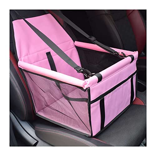 SRKATI Hundetoilette Haustiermatte Autositzbezug für Hunde, Faltbare Hängematte, Haustier-Reisetasche, Transport von Katzen und Hunden(Style2 Pink) von SRKATI