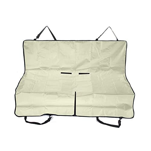 SRKATI Hundetoilette Haustiermatte Autositzbezug für Hunde, Transportbox, Hund, Katze, Reisematte, Autoschutzdecke(Cream Color) von SRKATI