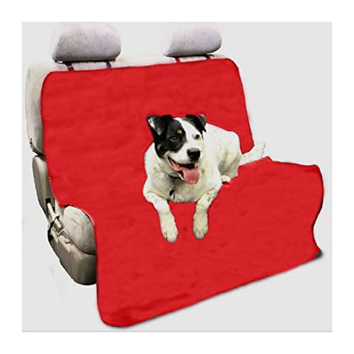 SRKATI Hundetoilette Haustiermatte Haustier Hund Katze Auto Rücksitz Trägerabdeckung Haustier Hund Matte Decke Hängematte Kissenschutz(Red) von SRKATI