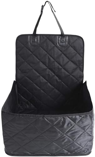 SRKATI Hundetoilette Haustiermatte Hund Autositzbezug Träger Hund Autoschutz Transporter 2 In 1 wasserdichte Autositz Hängematte Hundeprodukte(with Zipper,40x35x25cm) von SRKATI