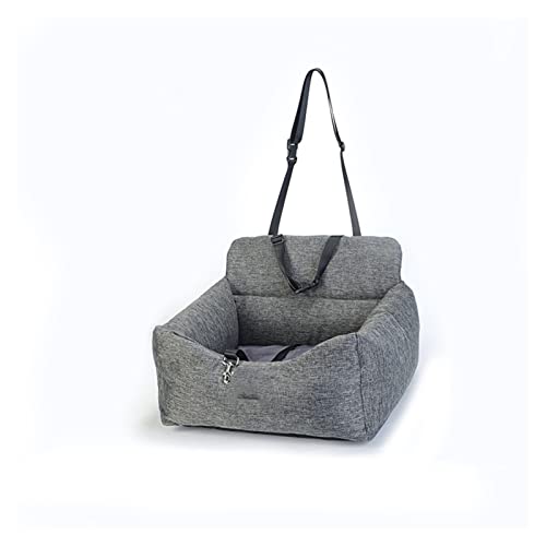 SRKATI Hundetoilette Haustiermatte Hundeautositz Bett Reisen für kleine bis mittelgroße Hunde vorne(Dark Gray) von SRKATI