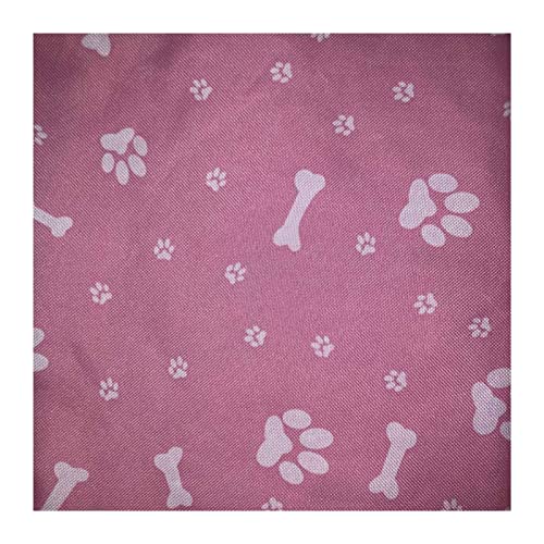 SRKATI Hundetoilette Haustiermatte Hundegeschirr Rückenlehne Haustier Hund Autositzbezug Kissen Hängemattenschutz Sicherheit(Pink Bone) von SRKATI