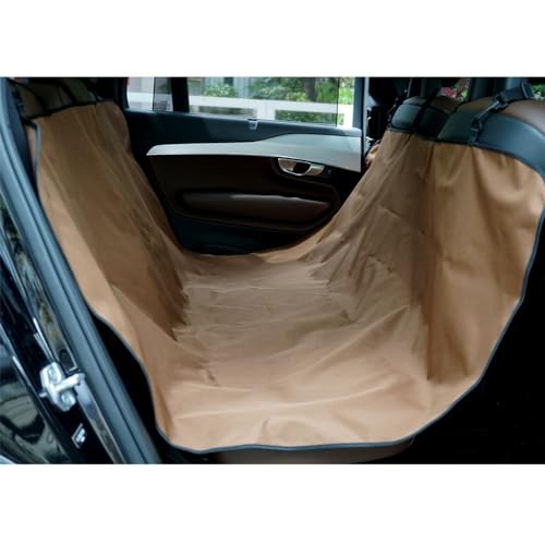 SRKATI Hundetoilette Haustiermatte Hundeträger hinten hinten Haustier Hund Autositzbezug Matten Hängemattenschutz Reisezubehör Kofferraummatte(Brown) von SRKATI