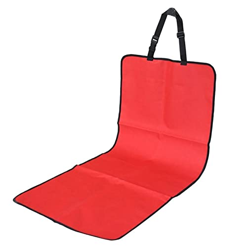 SRKATI Hundetoilette Haustiermatte Pet Carrier Autositzbezug Hund Katze Decke Reisezubehör Autositzbezug Kissen(Red) von SRKATI