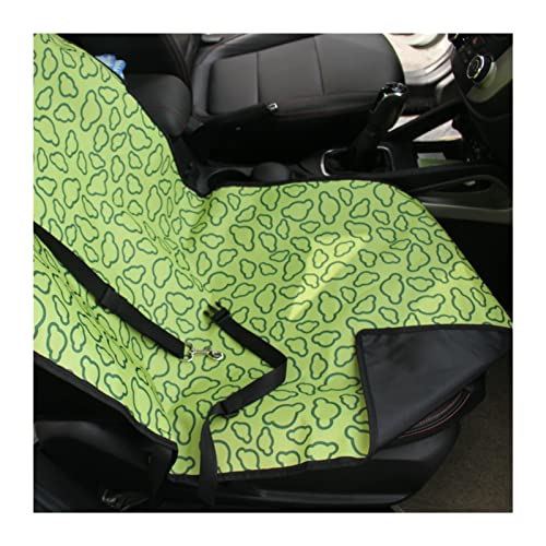 SRKATI Hundetoilette Haustiermatte Pet Carrier Hund Autositzbezug Kissen Federungsmatratze Transport von Hunden(A-Green Cloud) von SRKATI