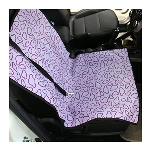 SRKATI Hundetoilette Haustiermatte Pet Carrier Hund Autositzbezug Kissen Federungsmatratze Transport von Hunden(A-Purple Cloud) von SRKATI