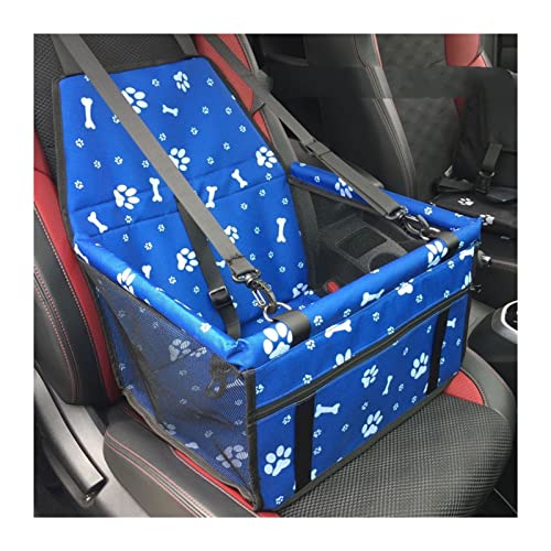 SRKATI Hundetoilette Haustiermatte Pet Carriers Hundeautositzbezug Matten Hängemattenkissen für Tragen für Hunde(C-Blue Bones) von SRKATI