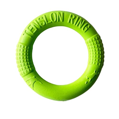 SRKATI Interaktives Training Ring Puller beständig für Hunde Haustier Fliegende Scheiben Bissring Spielzeug Hund Kauspielzeug für Hunde Haustierspielzeug(Green-27CM) von SRKATI