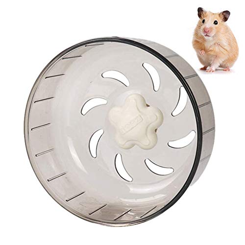 Silent Hamster Wheel - Hamster Übung Laufrad Pets Laufen Sportübungsrad Joggingrad, Acryl-Kunststoff, sehr leise, Laufrad für kleine Haustiere Hamster, Meerschweinchen von SRTYZ