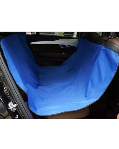 Hundesitz Auto Hundeträger Wasserdicht Hinten Für Hunde Auto Für Sitzbezug Matten Hängematte Reisezubehör Verstellbarer Hundeautositz(Blue) von SSUYGF