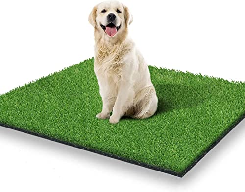 STARROAD-TIM 80 * 100CM Kunstrasenteppich Rasen für Hunde Wiederverwendbare Trainingsunterlagen für Hunde Indoor Outdoor Kunstrasen für Hunde Töpfchentrainingsbereich Terrasse Rasen Dekoration von STARROAD-TIM