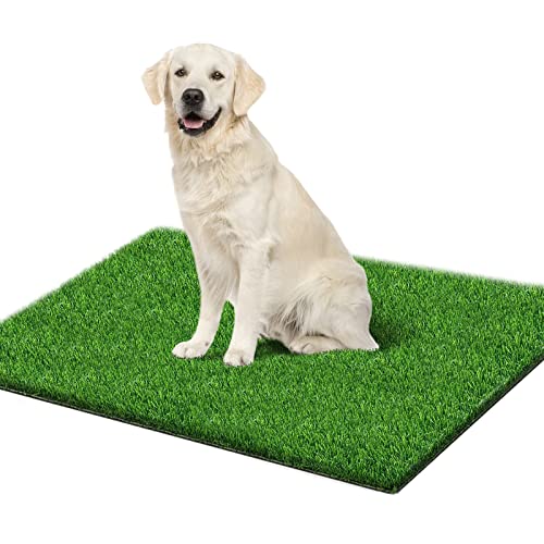 STARROAD-TIM 80 x 130 cm Wiederverwendbare Hundetrainingspads Kunstrasen Teppich Rasen für Hunde Indoor Outdoor Kunstrasen für Hunde Töpfchen Trainingsbereich Terrasse Rasen Dekoration von STARROAD-TIM