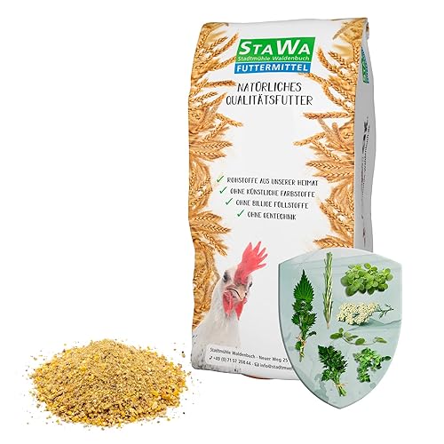 STAWA Legemehl Kräuter, mit Probiotika, unterstützend für die Verdauung und Darmflora, 10 kg von STAWA